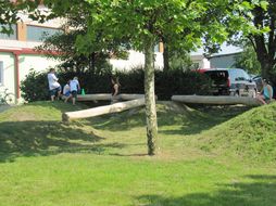 Spielplatz in der Natur.