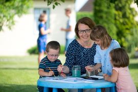 Ferienbetreuung, Kinder