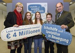 Gruppenfoto bei der Förderaktion.