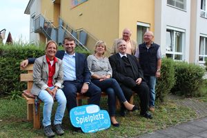 Eine kurze Pause bei der Eröffnung des Generationenprojekt Haag