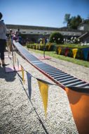 Verschiedene Stationen beim NÖ Familienfest auf der Schallaburg 2018