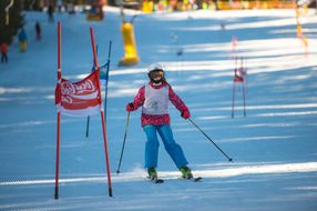 Skifahrerin bei den Familienskitagen 2017