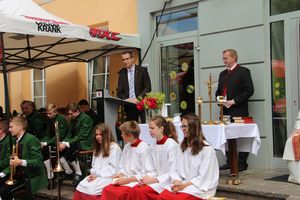 Eröffnungszeremonie beim Schulfreiraum in St. Peter in der Au