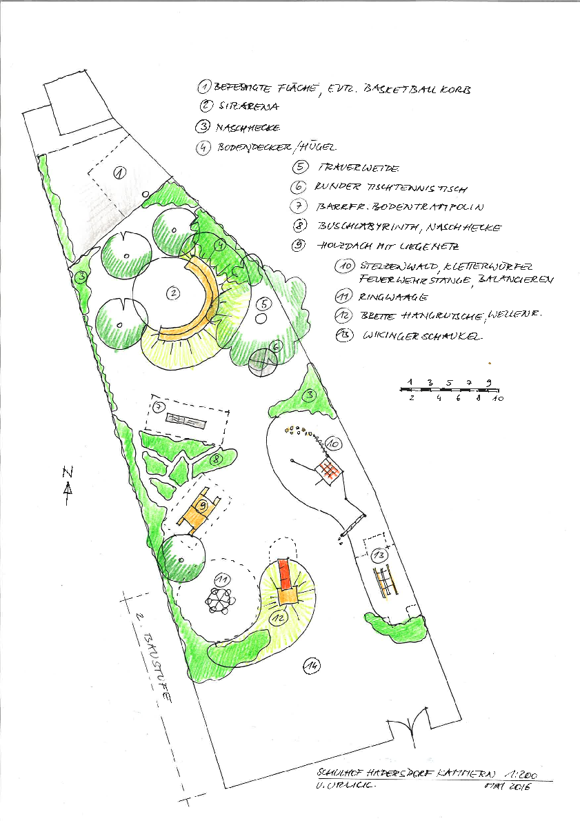 Gestaltungsskizze der Gemeinde Hadersdorf