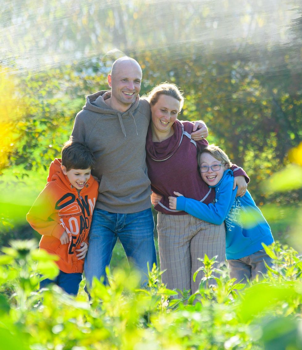Mutter, Vater und Kinder